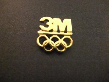 Olympische Spelen Olympische ringen 3M goudkleurige